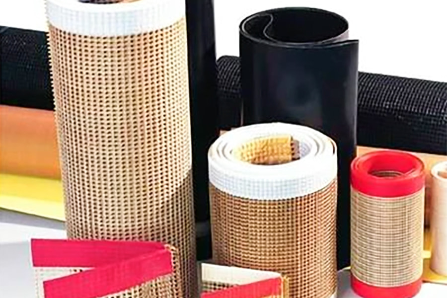 Cinta transportadora de malla de PTFE resistente a altas temperaturas